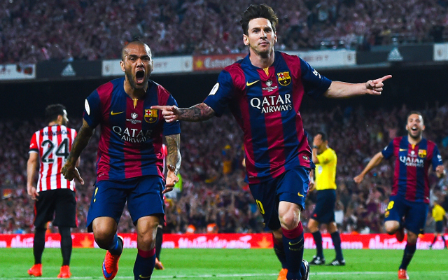 <> at Camp Nou on May 30, 2015 in Barcelona, Spain.